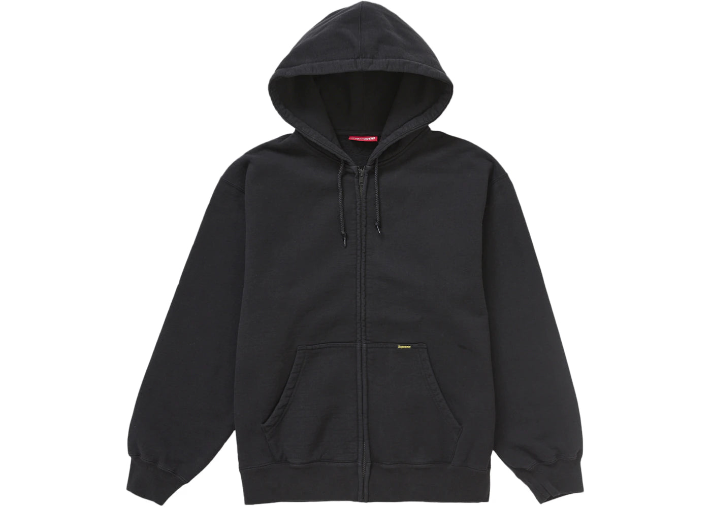 Supreme Work Zip Up Hooded Sweatshirt Black