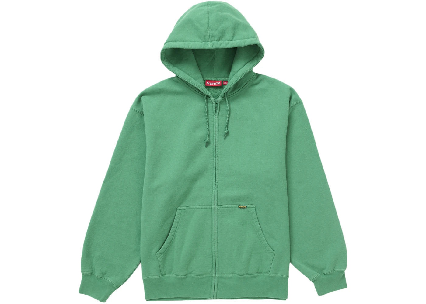 Supreme Work Zip Up Hooded Sweatshirt Green