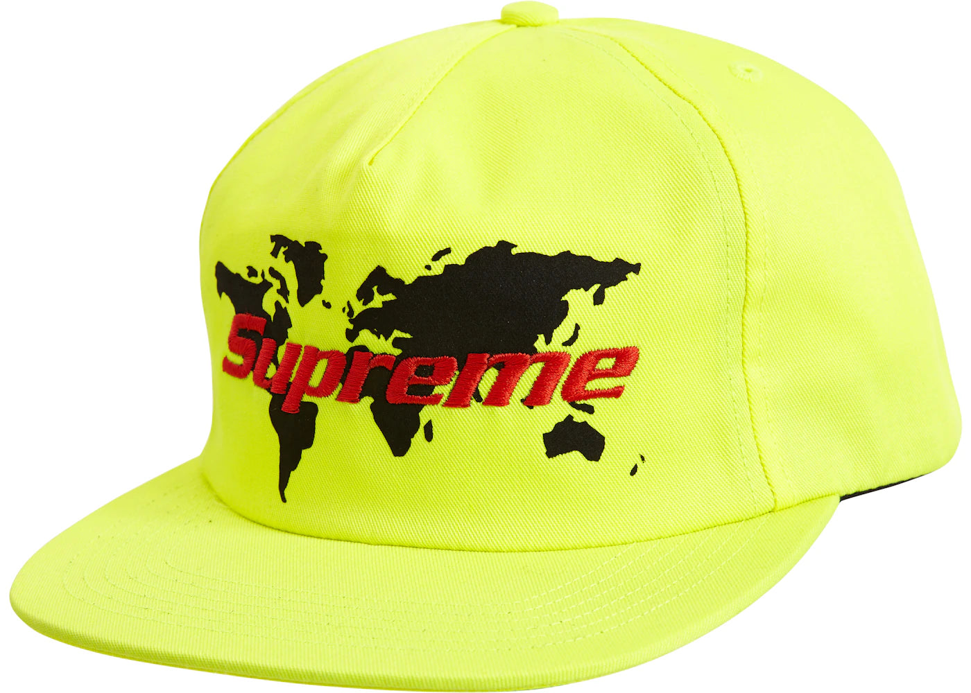 Supreme World 5 Panel Neon Green