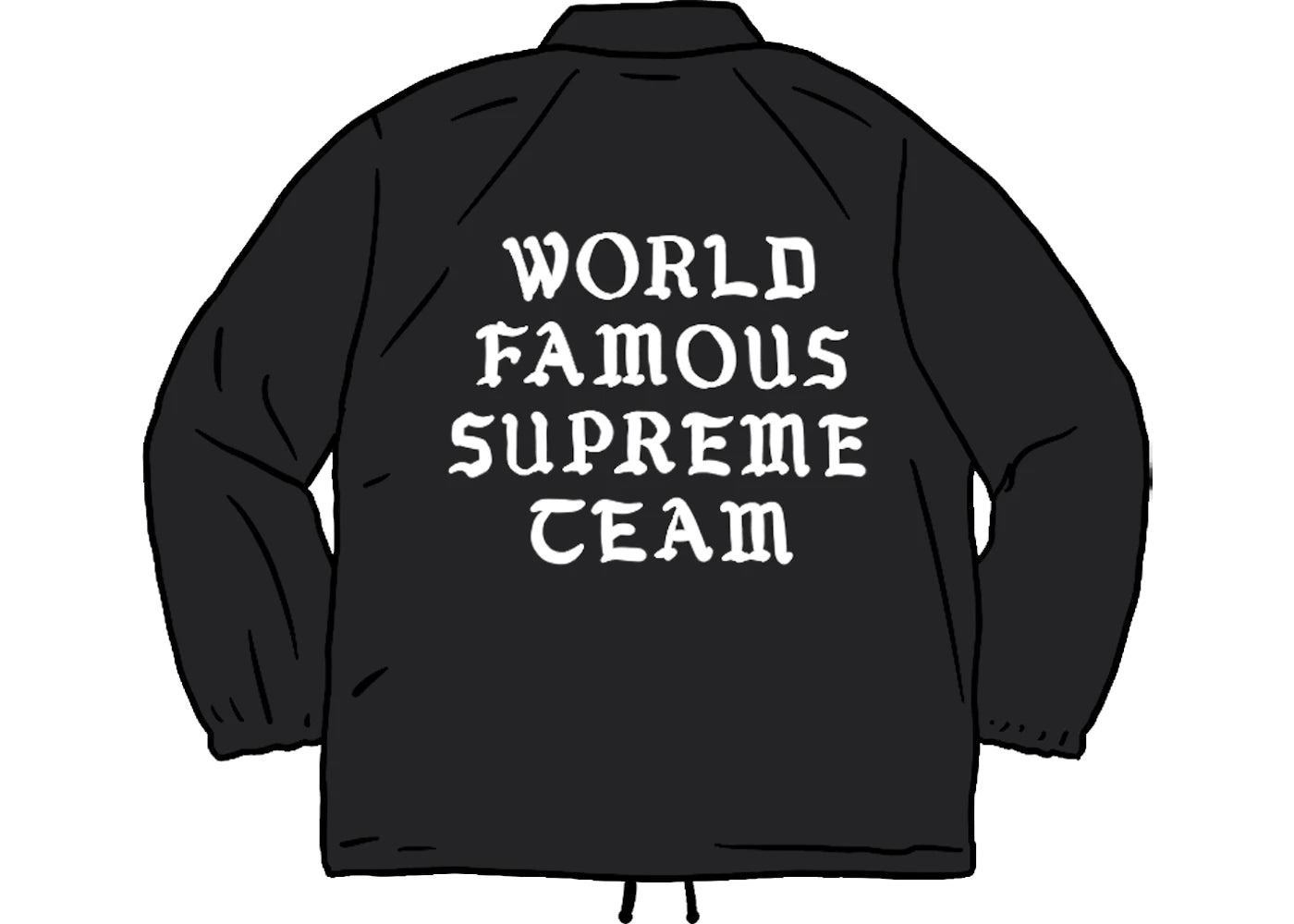 Supreme World Famous Coaches Jacket Black