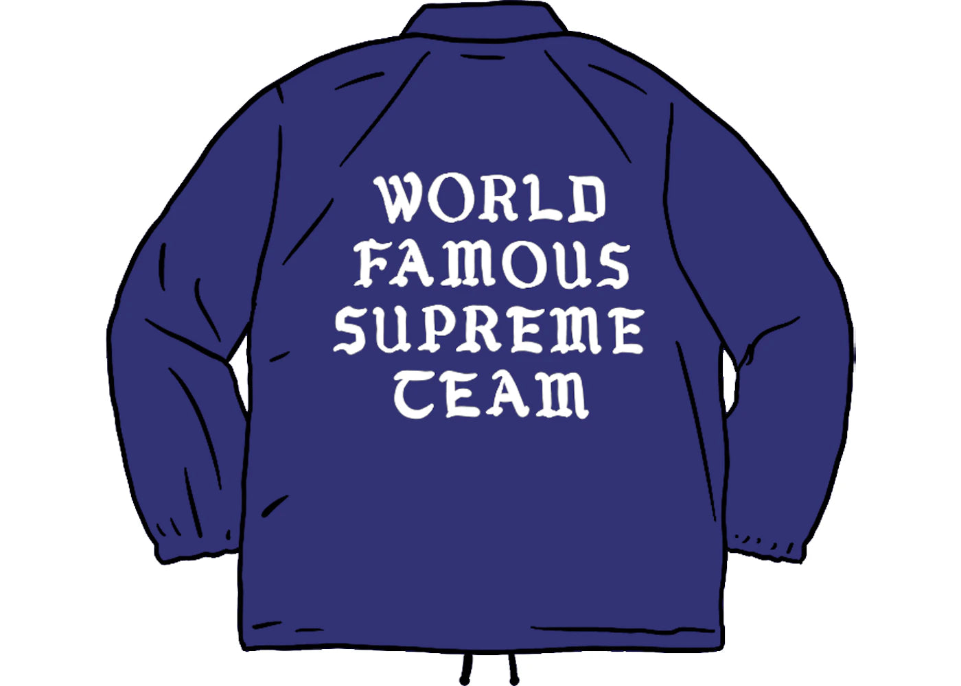 Supreme World Famous Coaches Jacket Dark Royal