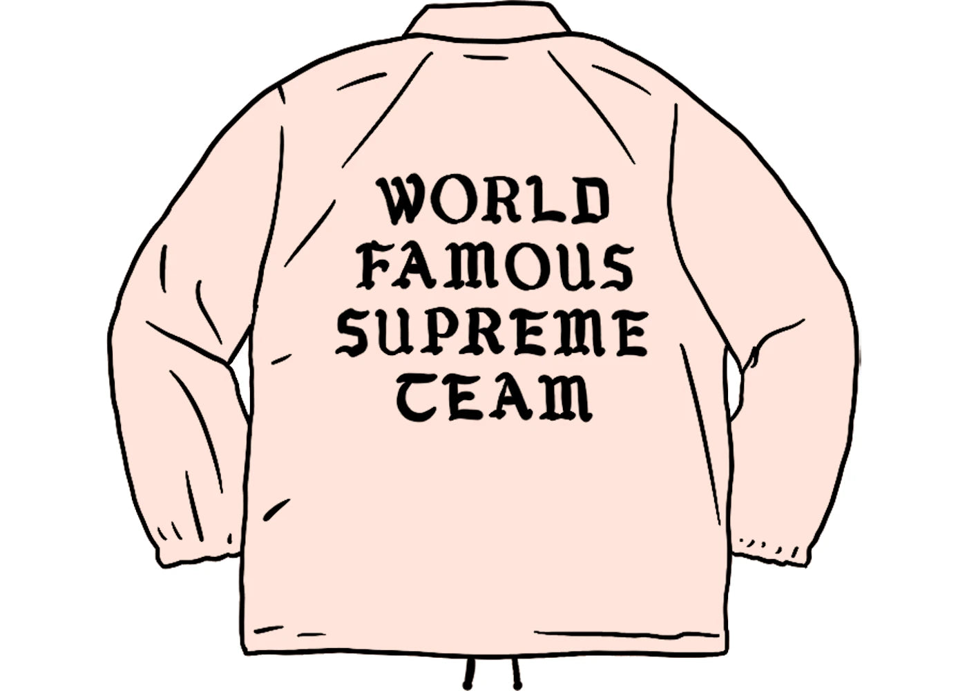 Supreme World Famous Coaches Jacket Pink