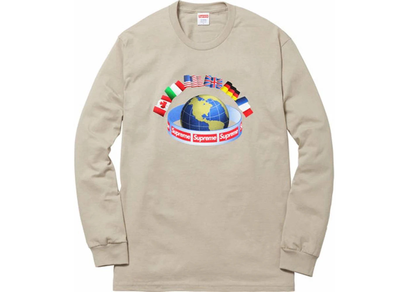 Supreme Worldwide Tee Clay