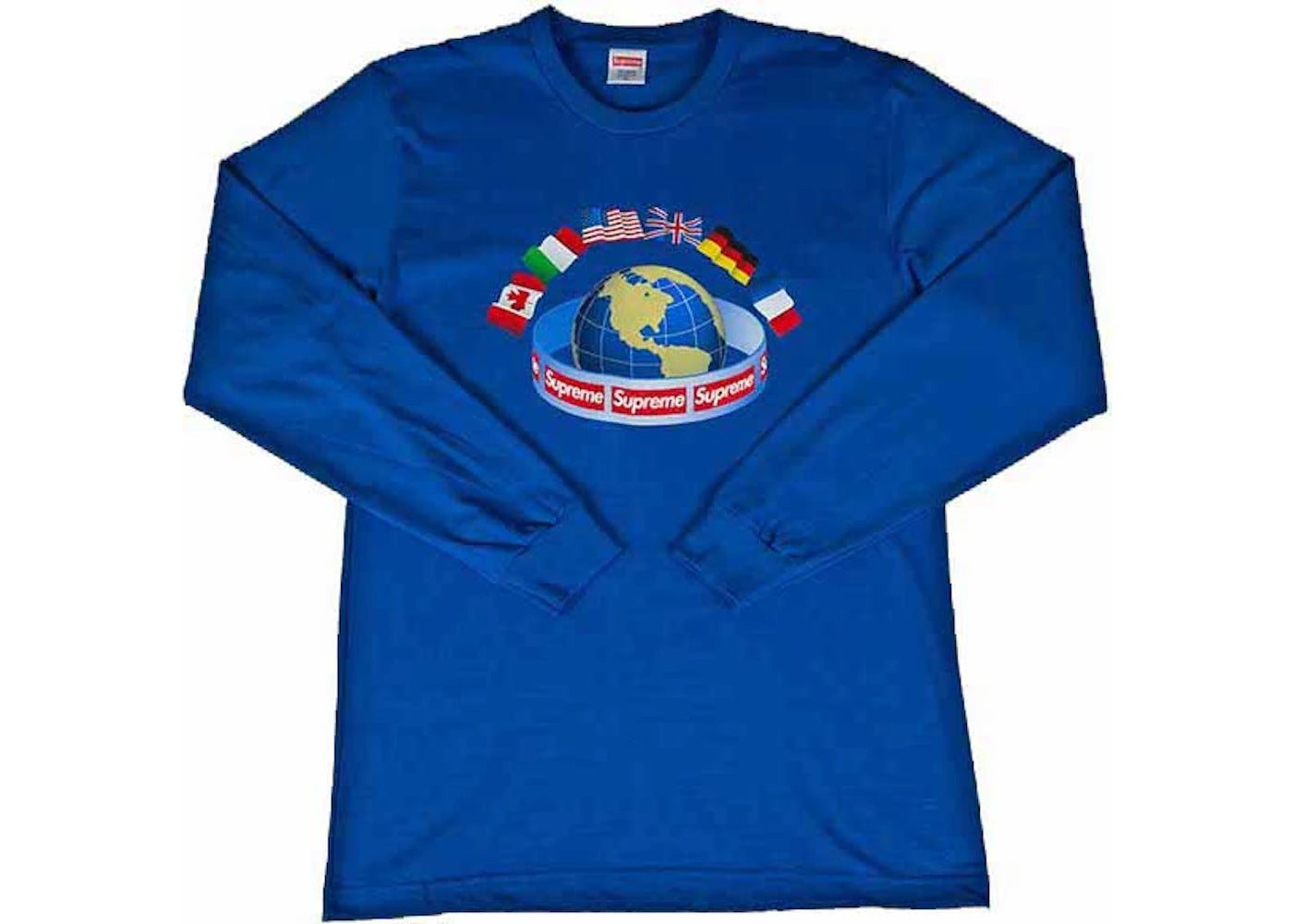 Supreme Worldwide Tee Royal