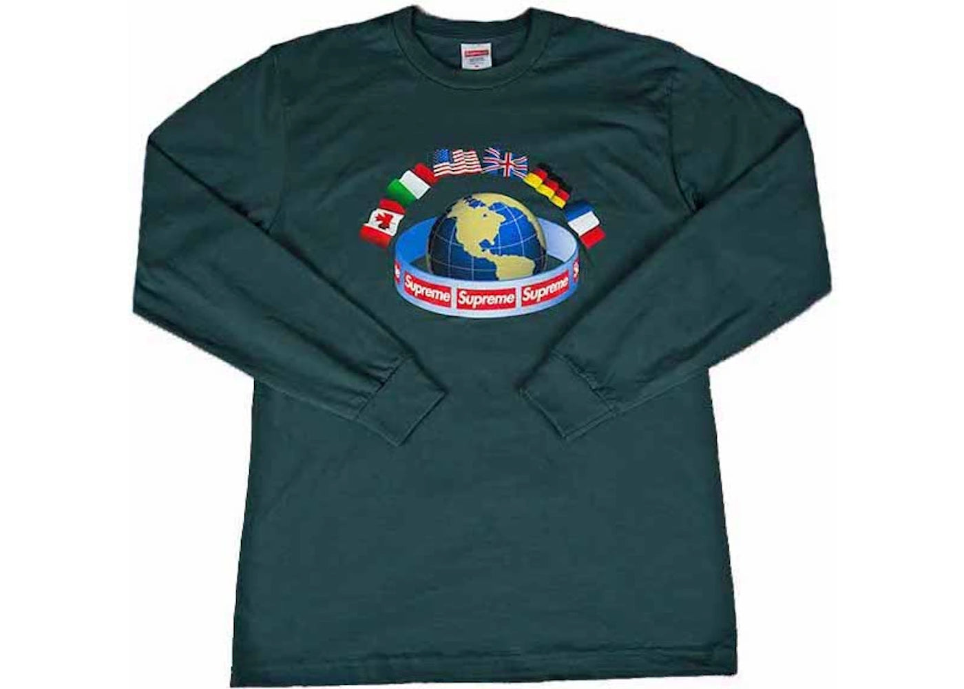 Supreme Worldwide Tee Teal