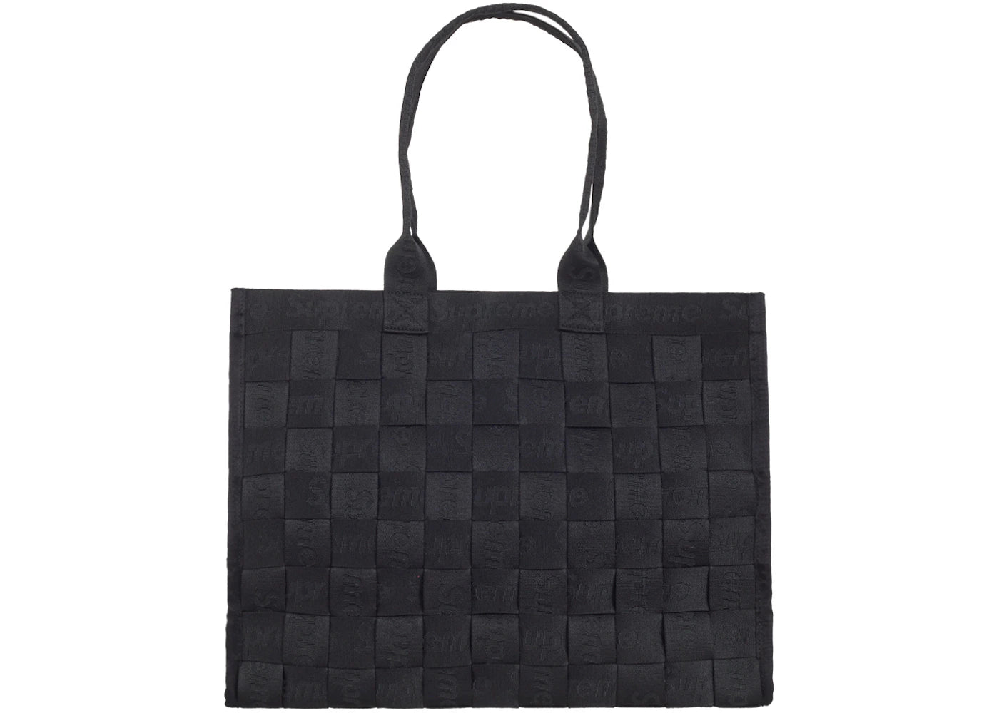 Supreme Woven Tote Black