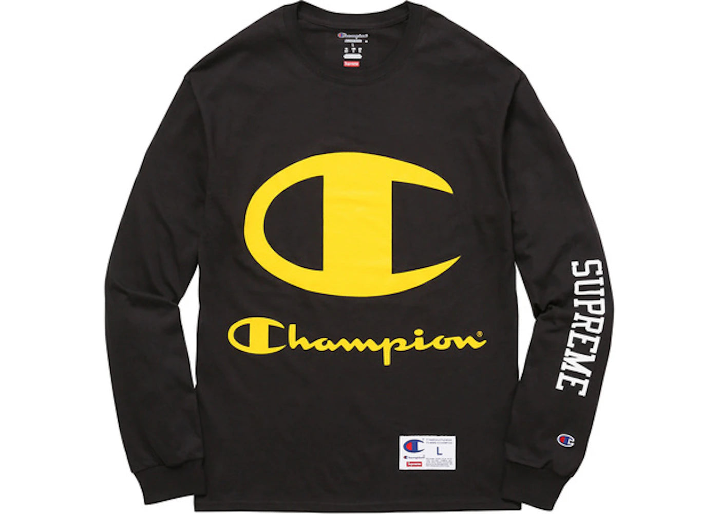 Supreme X Champion LS Tee Black