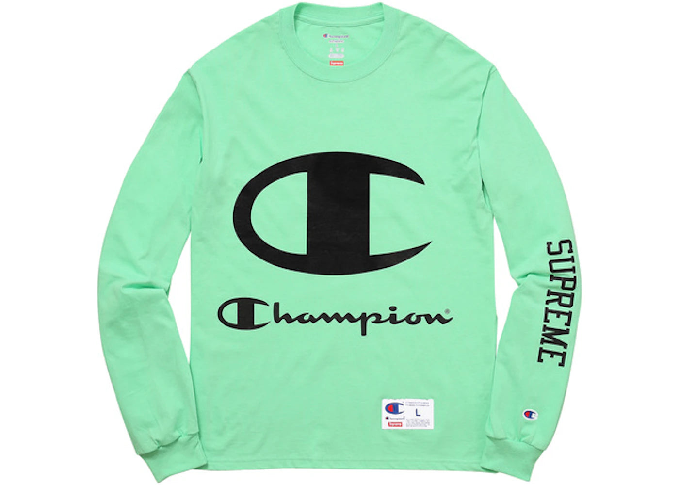 Supreme X Champion LS Tee Mint