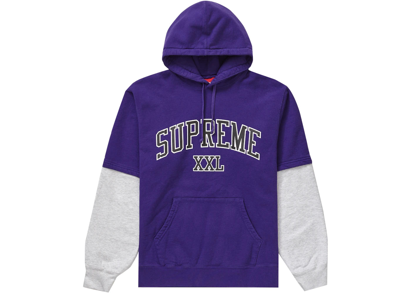 Supreme XXL Hooded Sweatshirt Purple