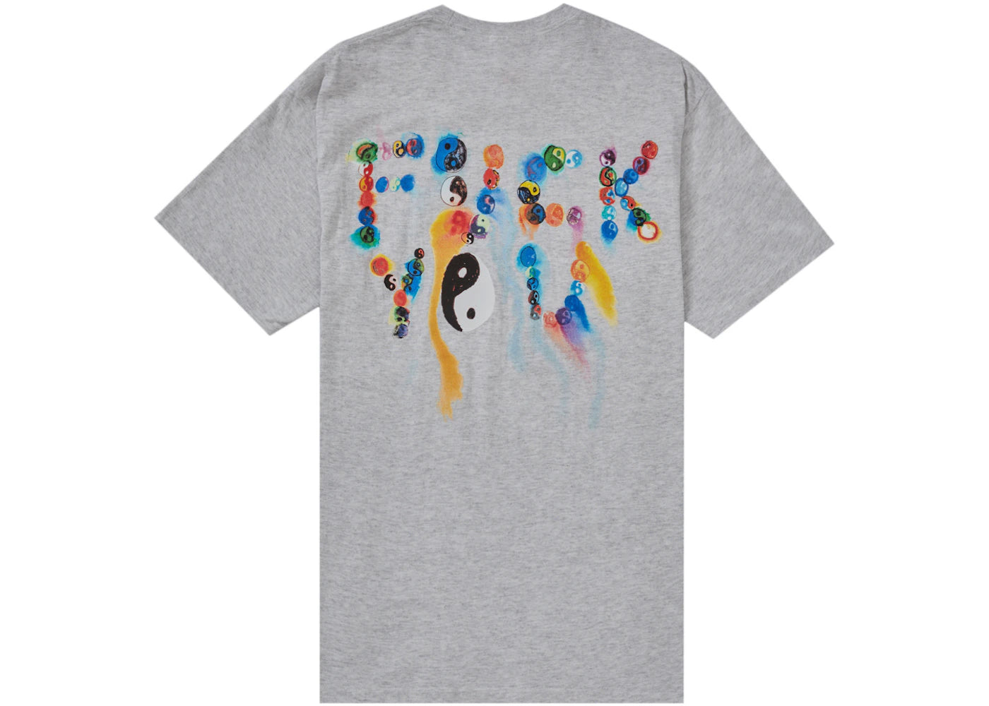 Supreme Yin Yang Tee Ash Grey