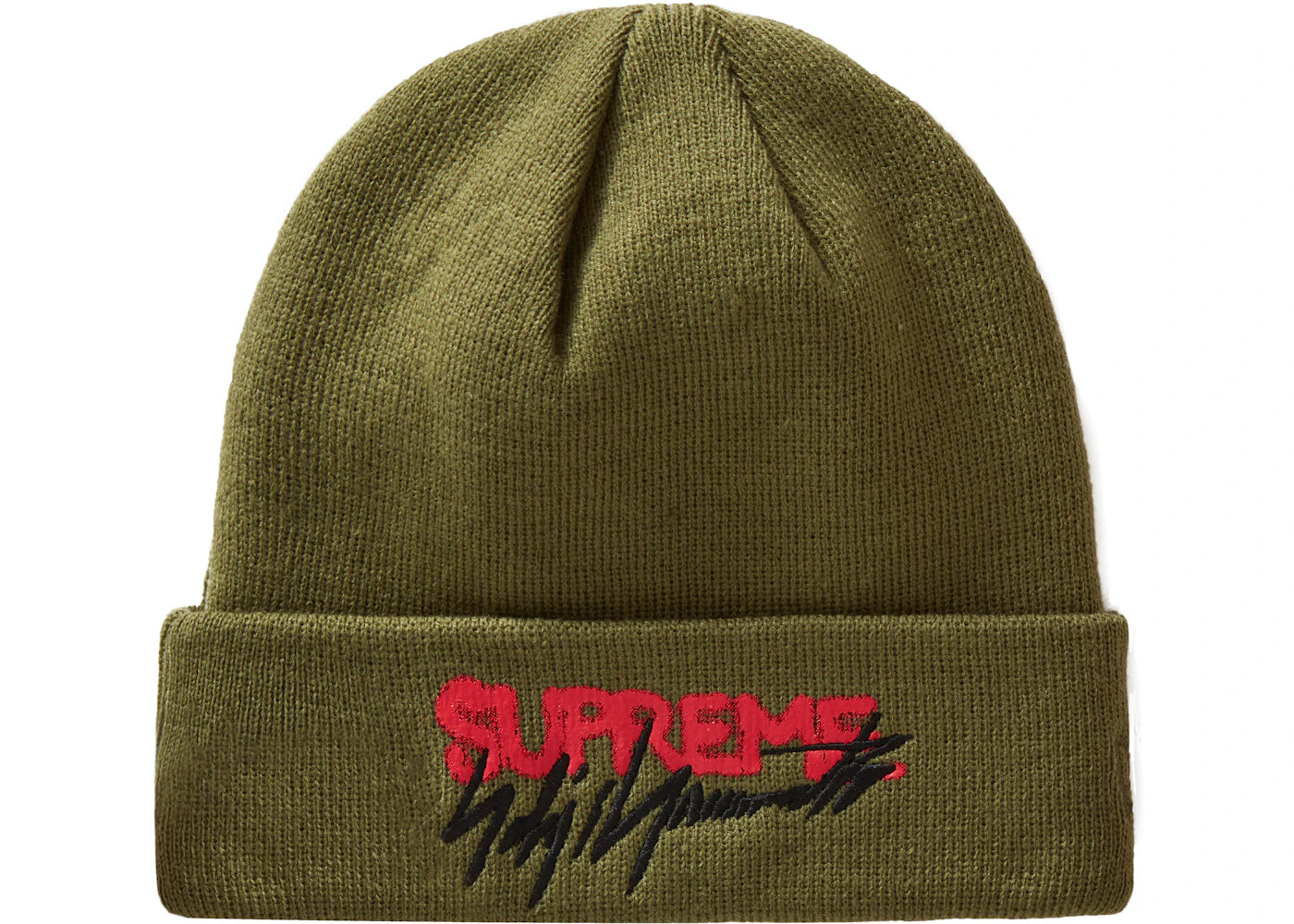 Supreme Yohji Yamamoto New Era Beanie Olive