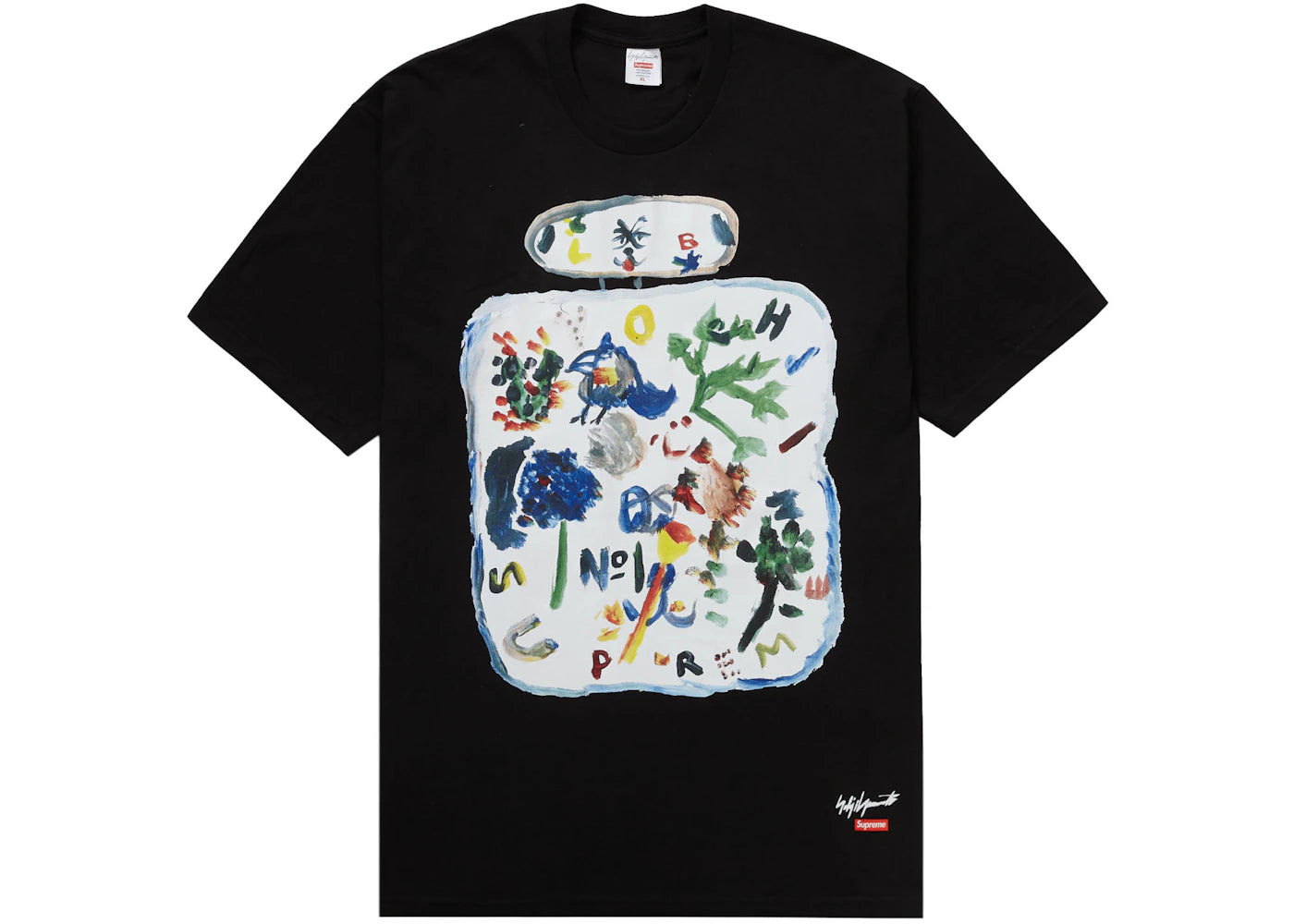 Supreme Yohji Yamamoto Paint Tee Black