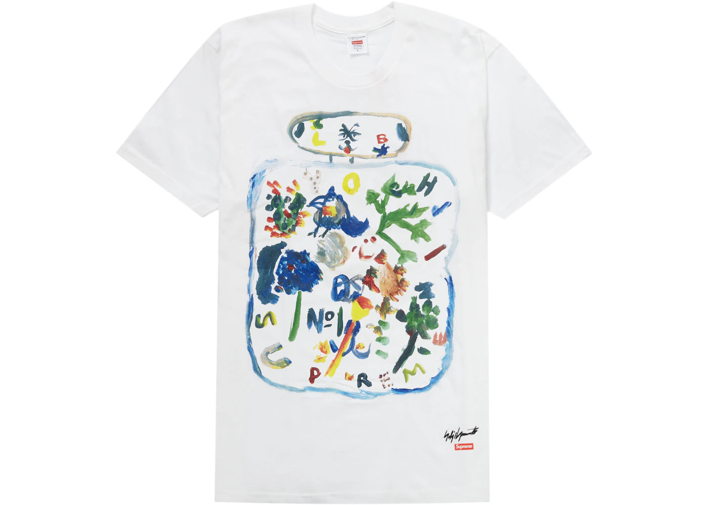 Supreme Yohji Yamamoto Paint Tee White