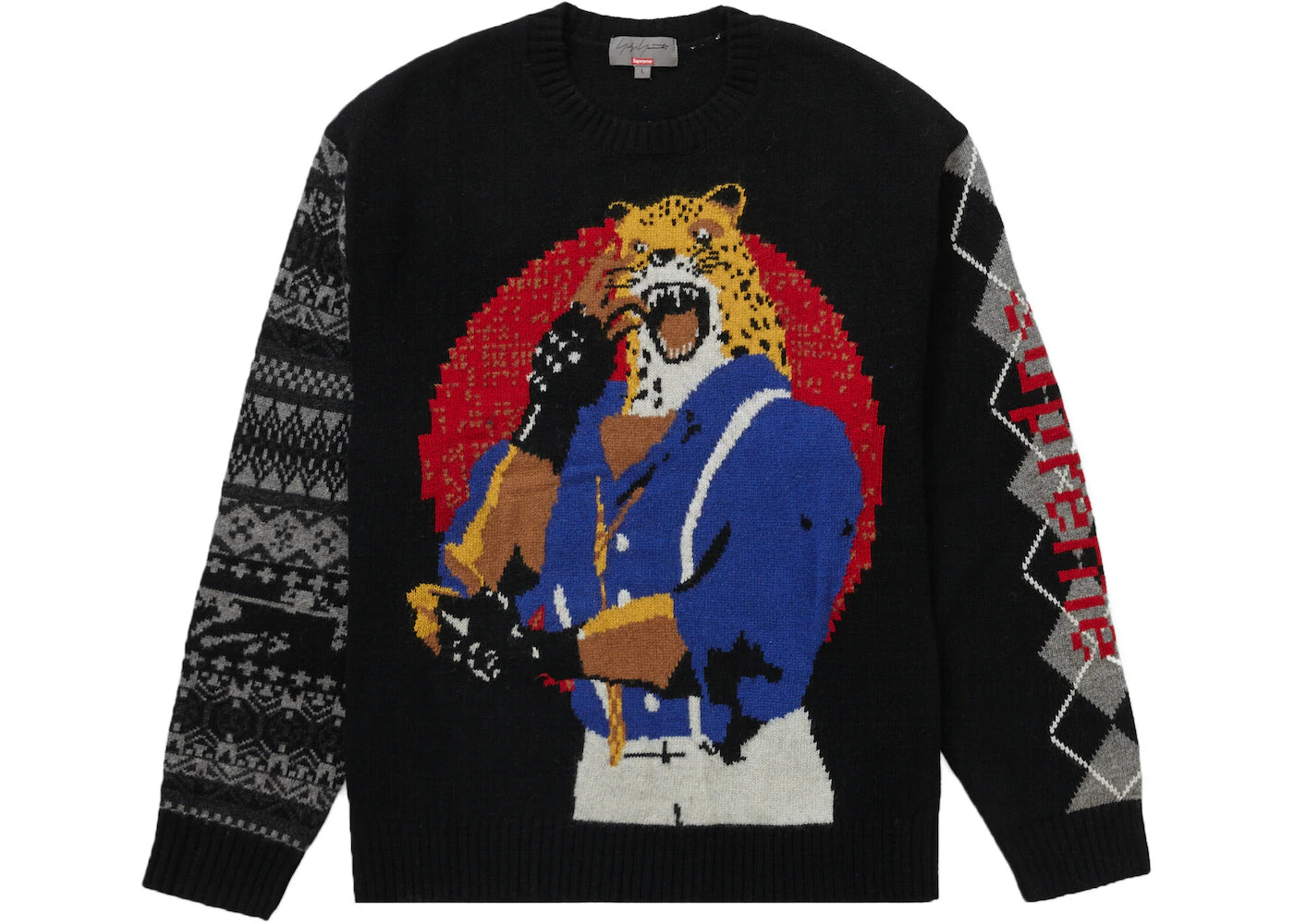 Supreme Yohji Yamamoto TEKKEN Sweater Black