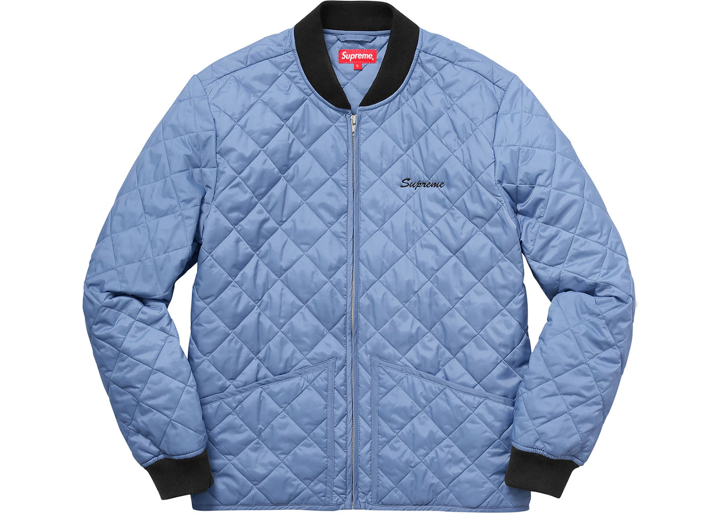 Supreme Zapata Quilted Work Jacket Light Blue