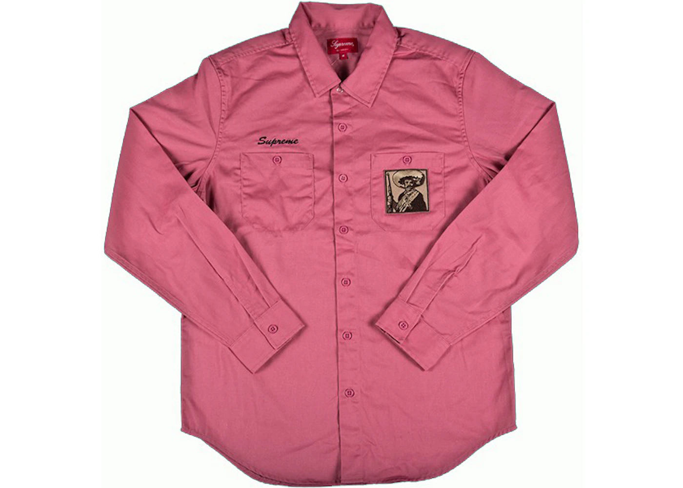 Supreme Zapata Work Shirt Rose