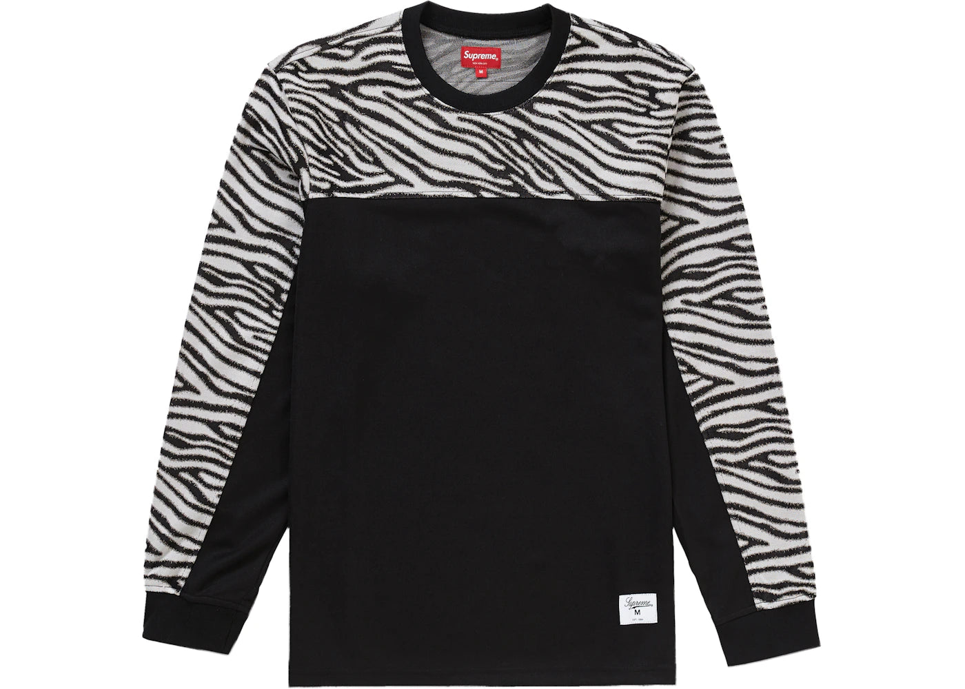Supreme Zebra L/S Top Black