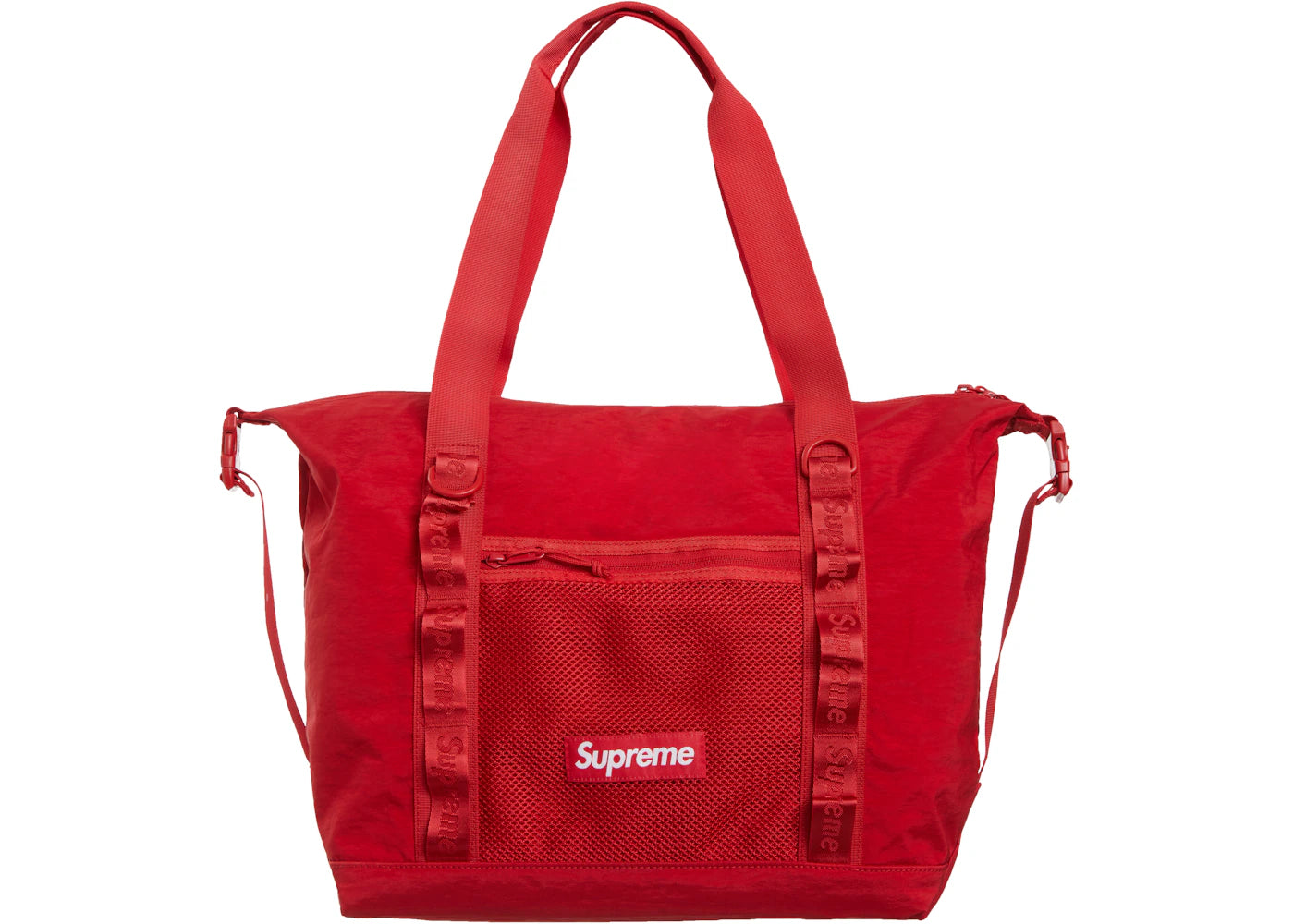 Supreme Zip Tote Dark Red