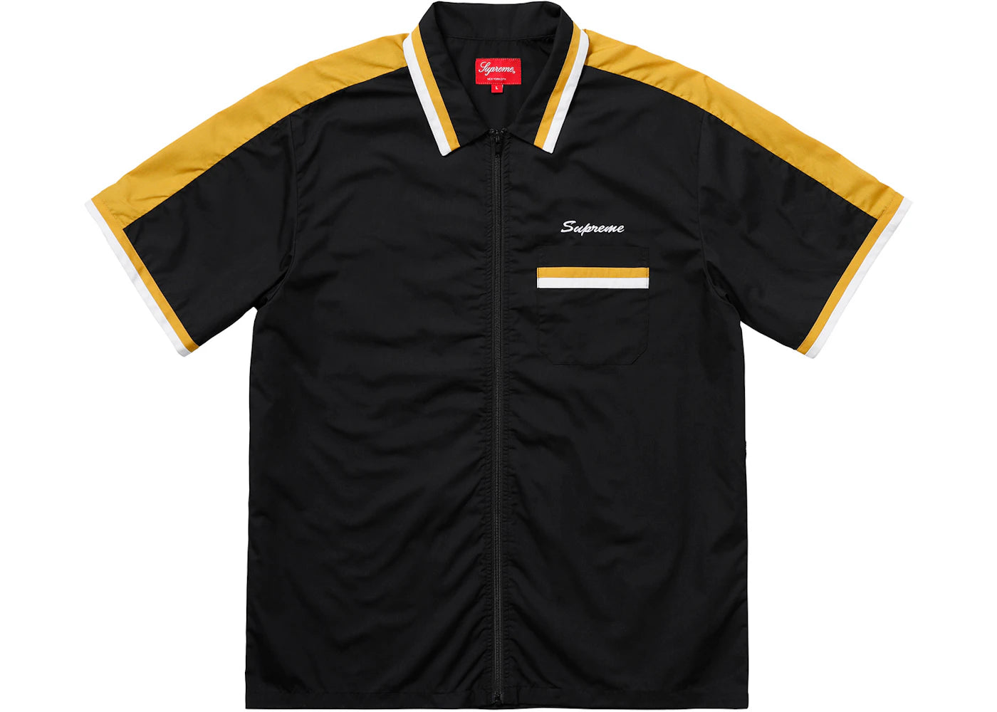 Supreme Zip Up Work Shirt Black