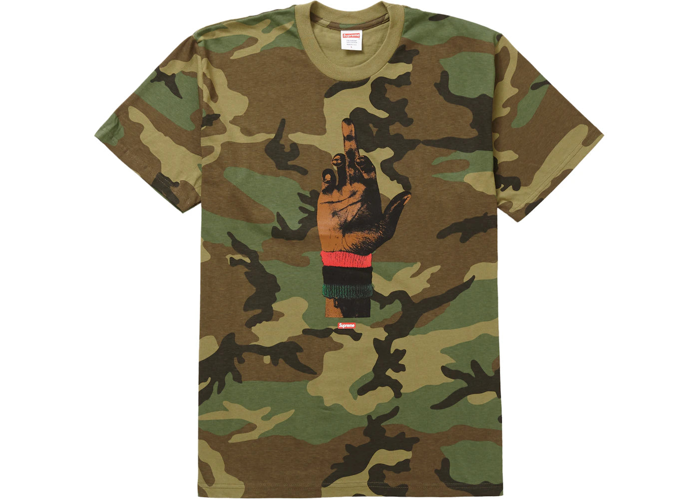 Supreme dead prez RBG Tee Woodland Camo