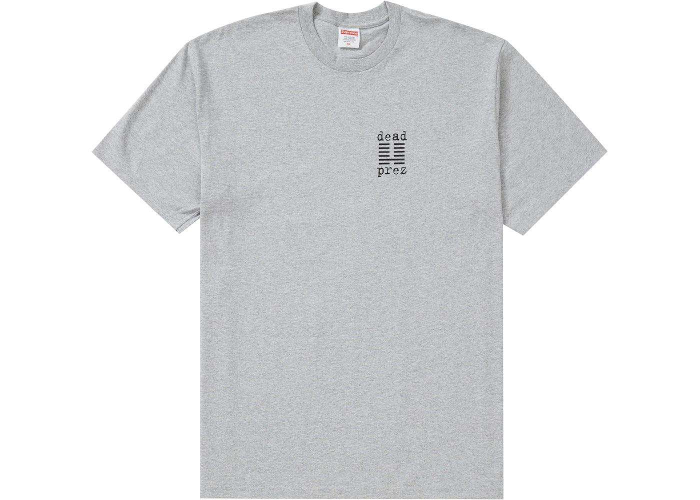 Supreme dead prez Tee Heather Grey