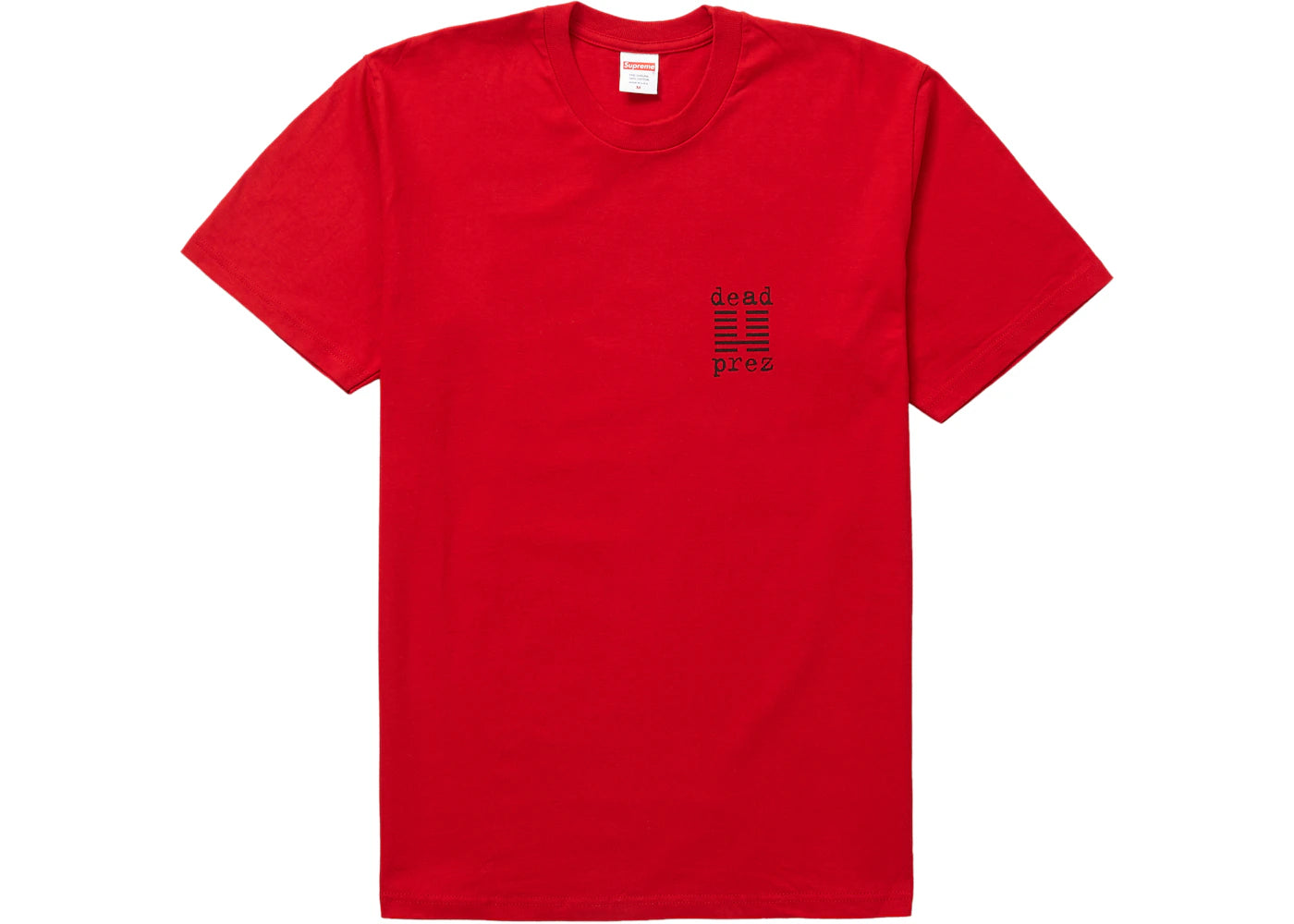Supreme dead prez Tee Red