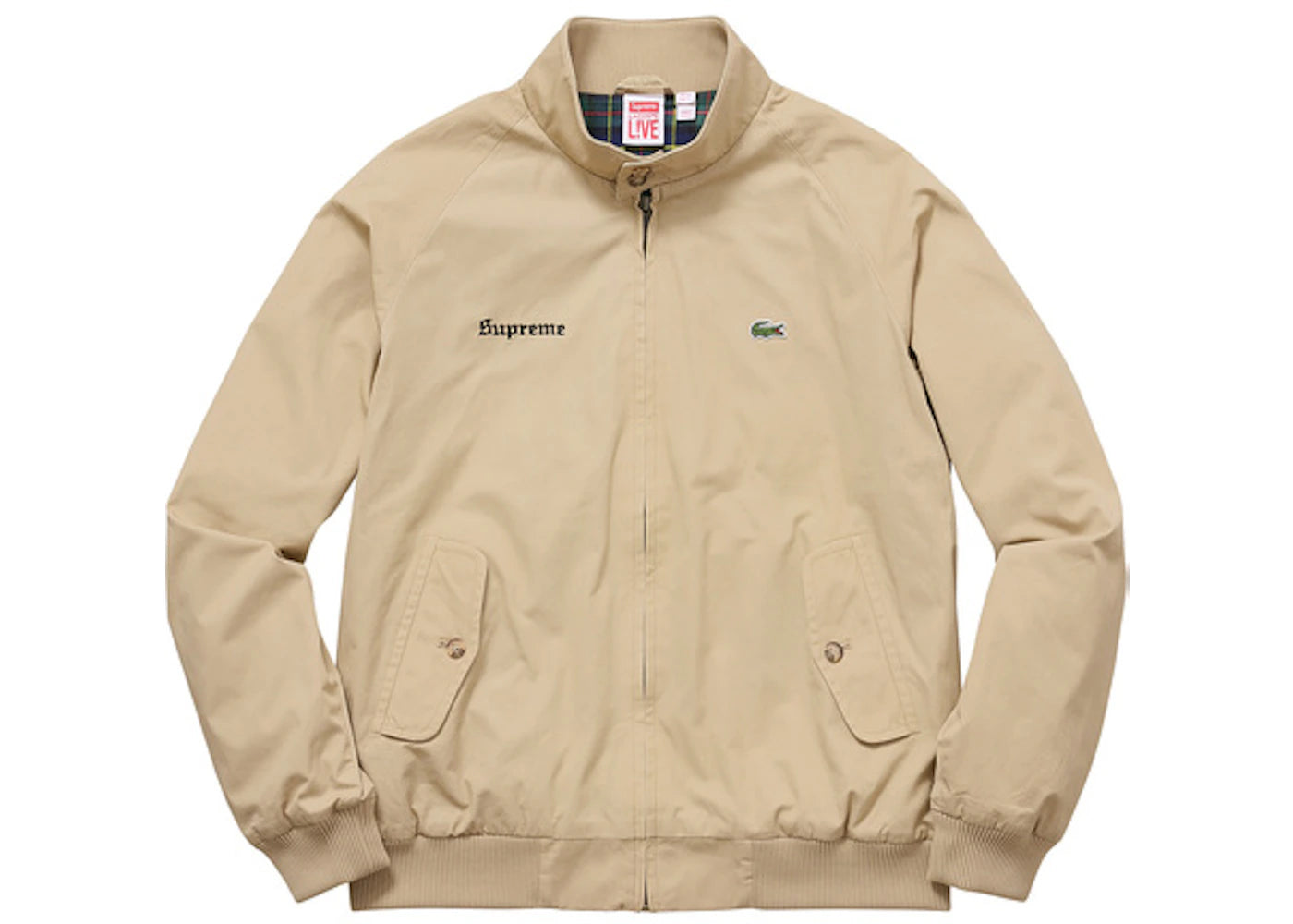 Supreme x Lacoste Harrington Jacket Khaki