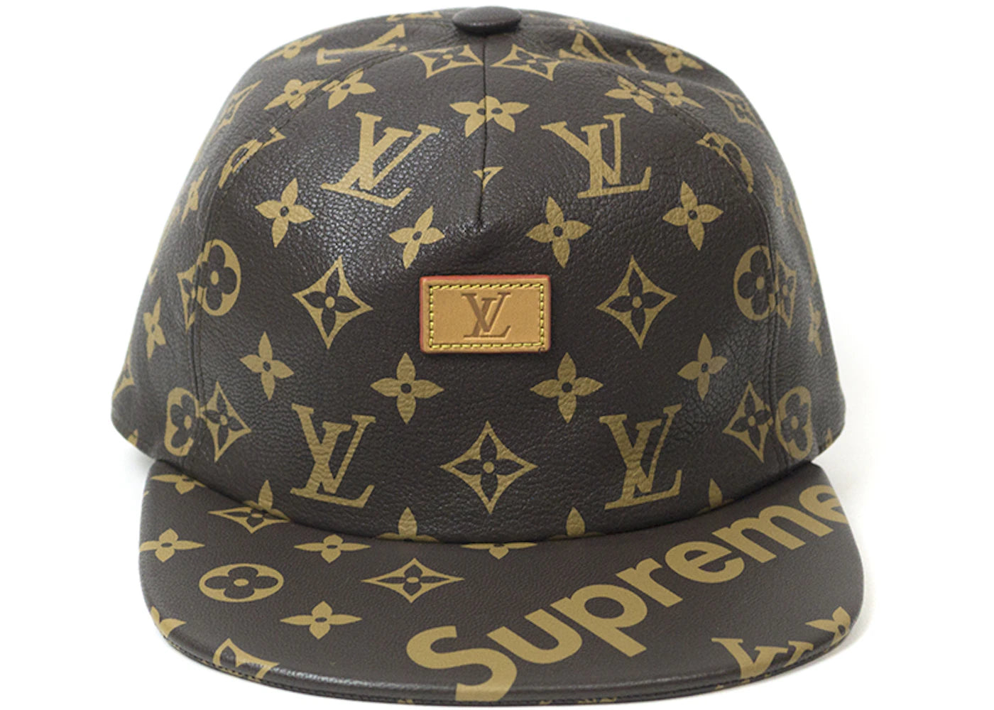 Supreme x Louis Vuitton 5-Panel Hat Brown