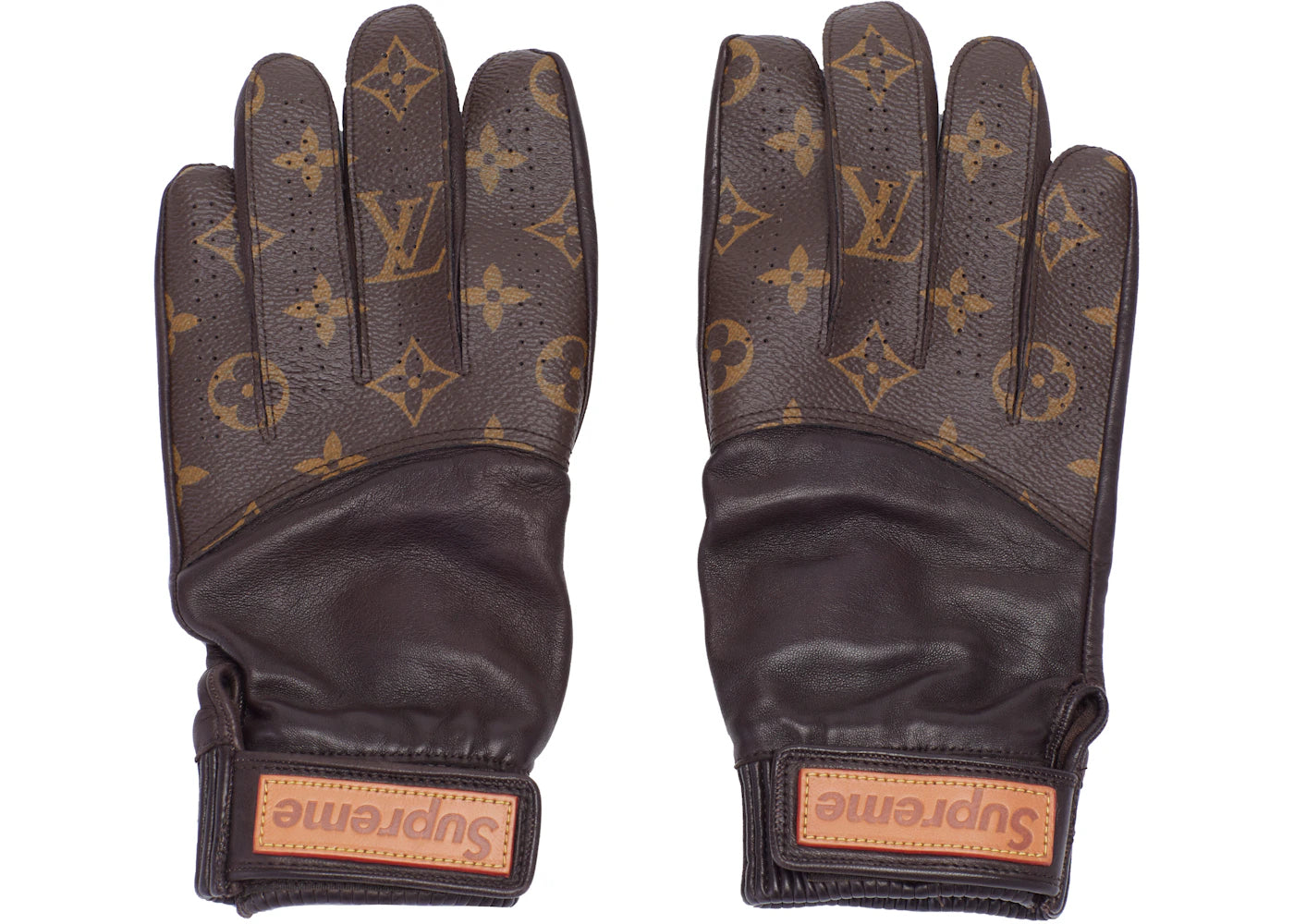 Supreme x Louis Vuitton Baseball Gloves Brown