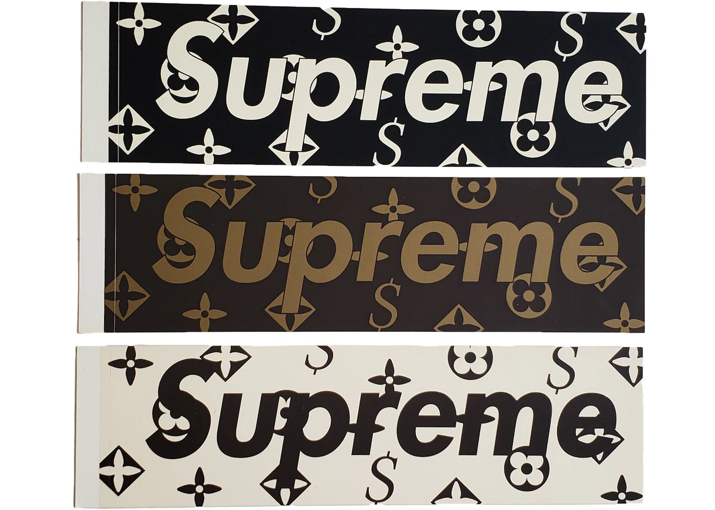 Supreme x Louis Vuitton Box Logo Sticker Set