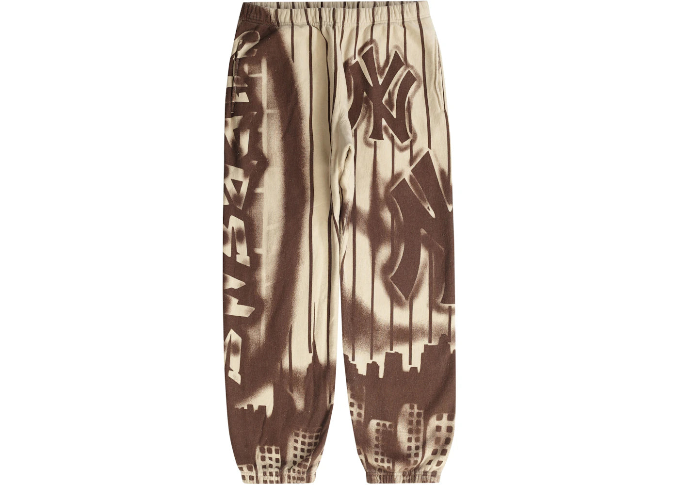 Supreme x New York Yankees Airbrush Sweatpant Clay