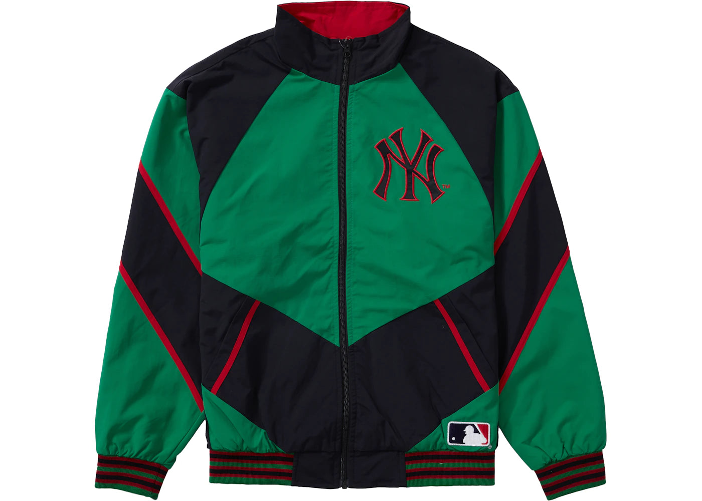 Supreme x New York Yankees Track Jacket Green