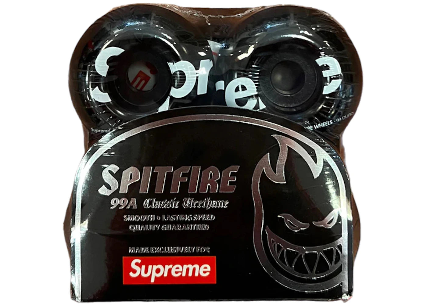 Supreme x Spitfire Shop Wheels Black