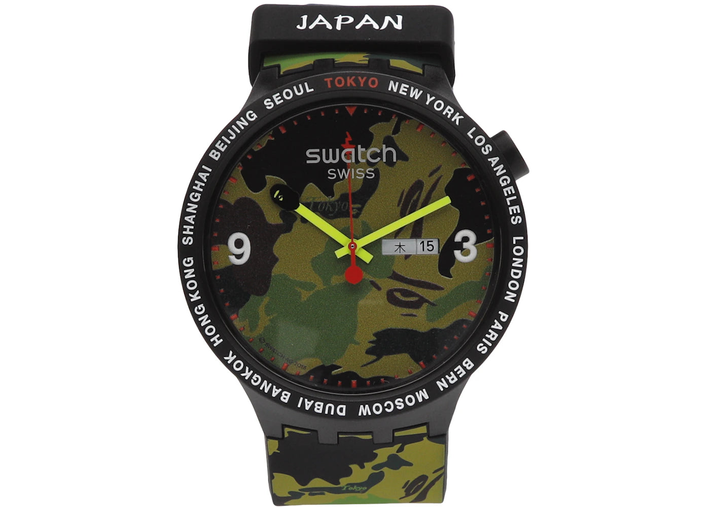 Swatch x Bape Big Bold Tokyo Edition S027Z705S