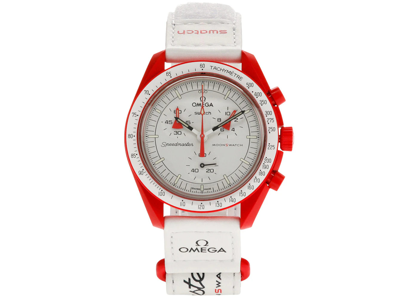 Swatch x Omega Bioceramic Moonswatch Mission to Mars SO33R100