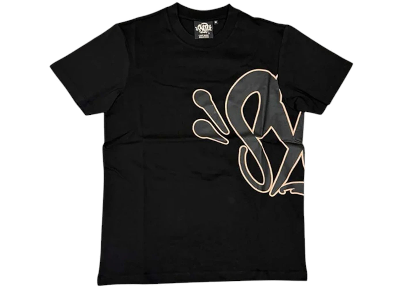 Syna World Logo T-Shirt & Shorts Set Black/Rose Gold – Side