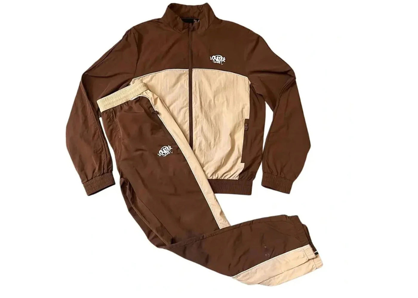 Syna World Syna Logo Shell Tracksuit Brown/Beige