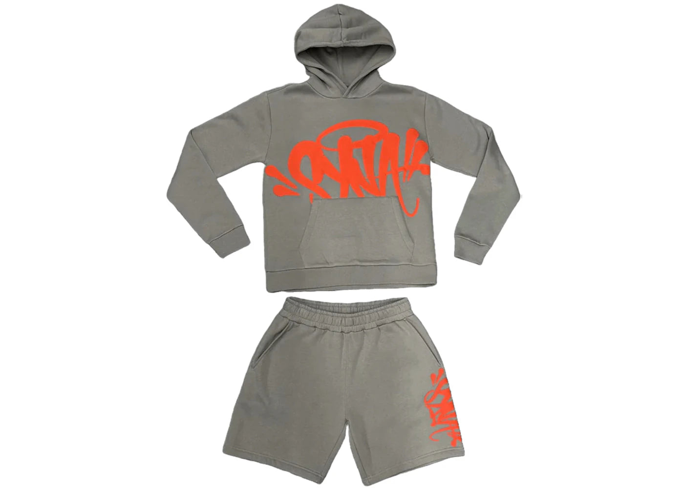 Syna World Team Syna Twinset Hoodie Short Set Grey/Red