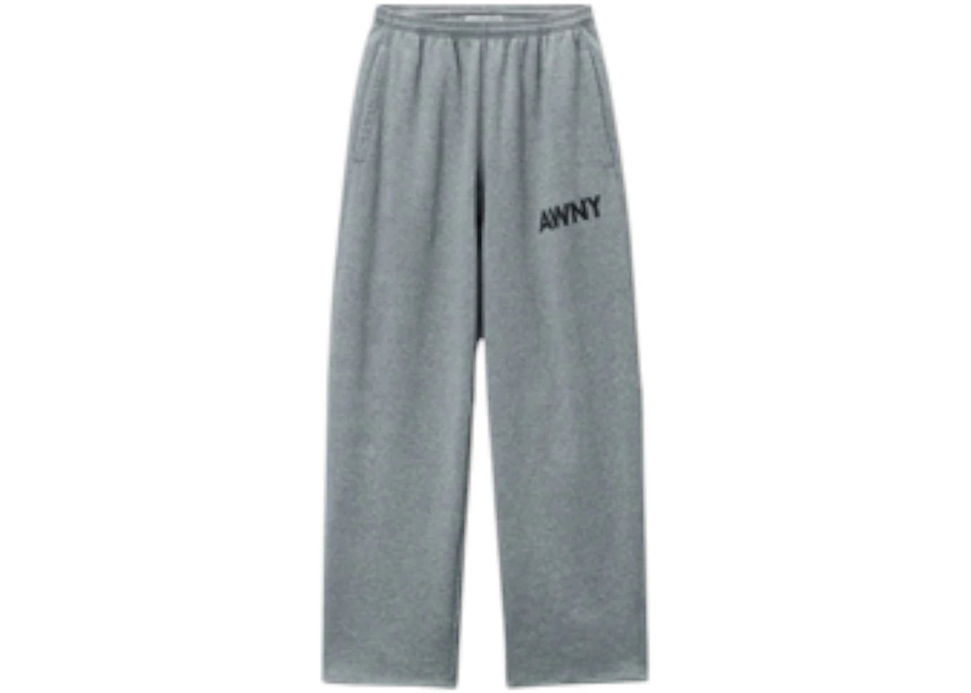 T by Alexander Wang Graphic Articulated Leg Sweatpants Grey