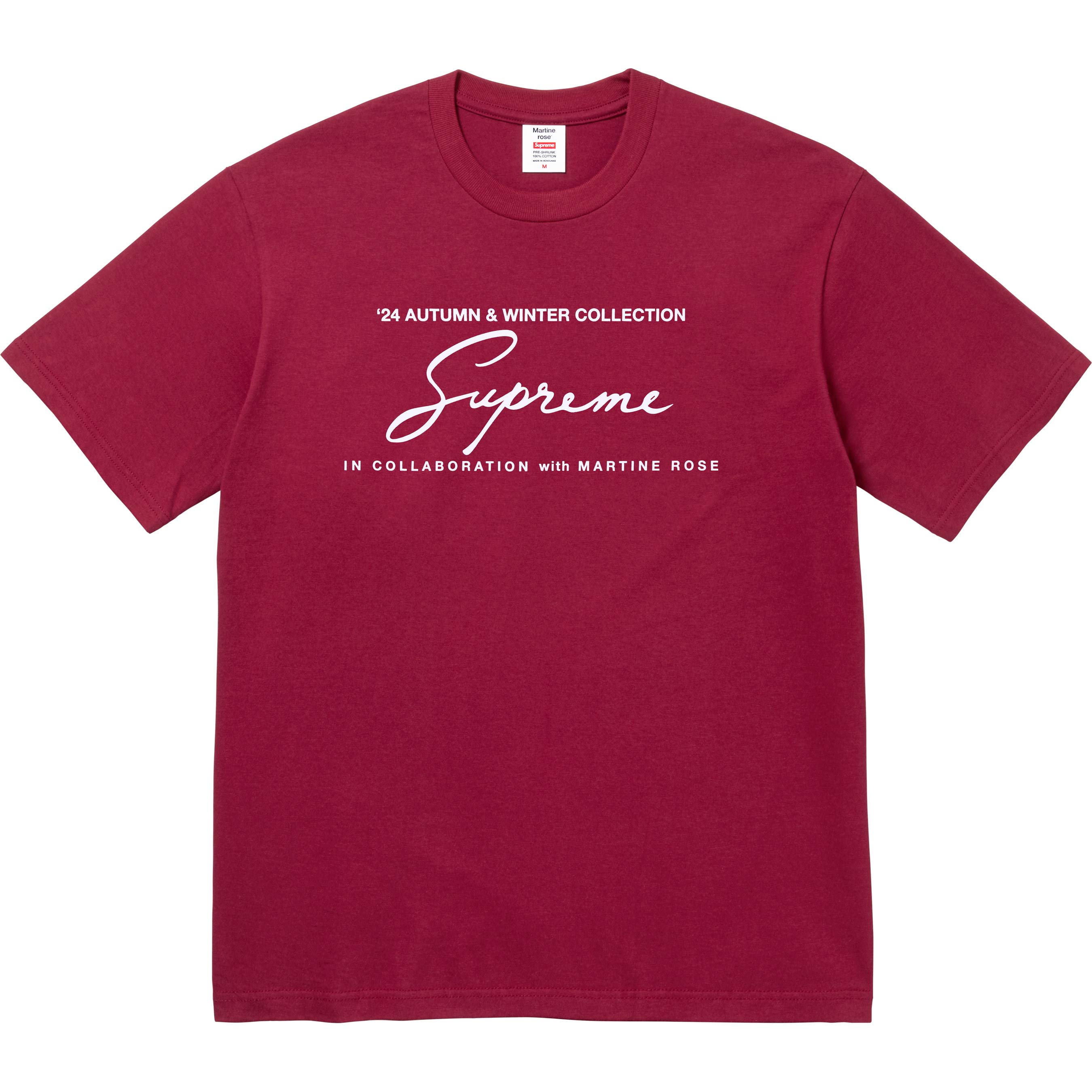 Supreme / Martine Rose Tee - Cardinal