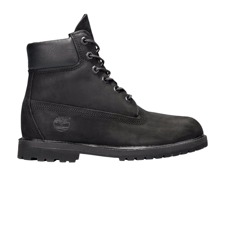 Timberland 6 Inch Premium Waterproof Boots Black Nubuck (Women's)