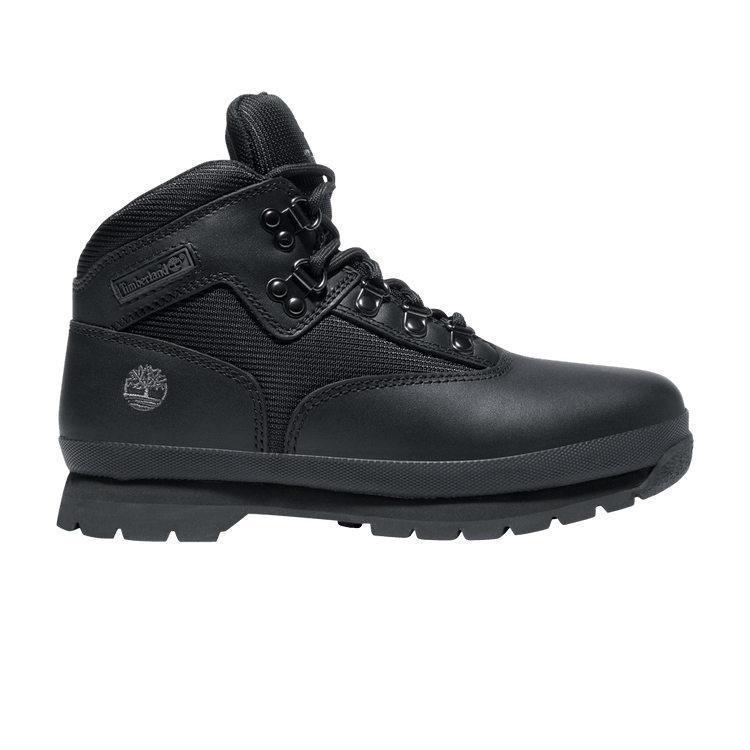 Timberland Euro Hiker Mid Lace Up Boot Black (GS)