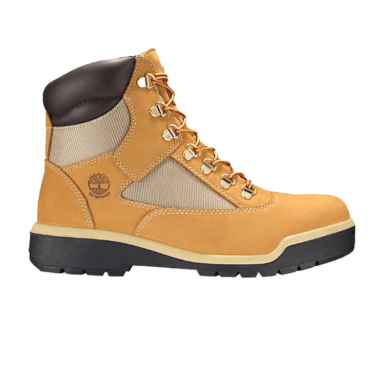 Timberland Field Boot 6 Inch Lace Up Waterproof Wheat