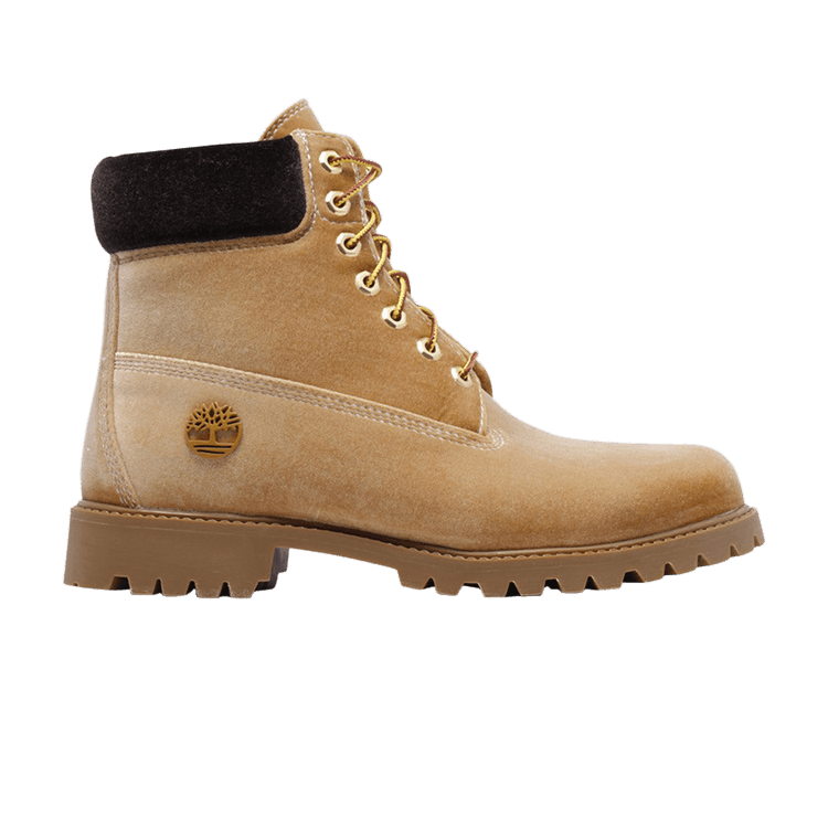 Timberland 6" Boot Off White Wheat Velvet