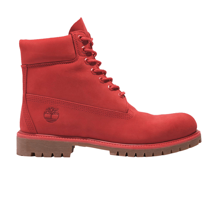 Timberland 6" Premium Waterproof Boot 50th Anniversary Medium Red Nubuck