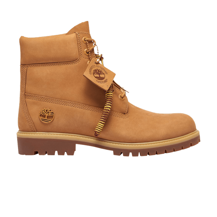 Timberland 6" Heritage Premium Waterproof Boot Wheat Nubuck