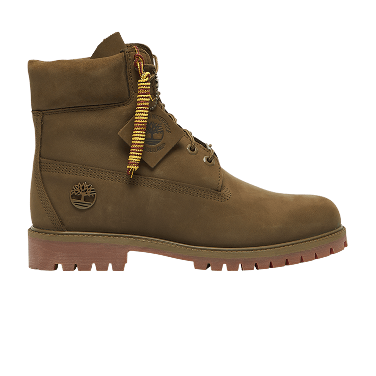 Timberland 6" Heritage Premium Waterproof Boot Olive Nubuck