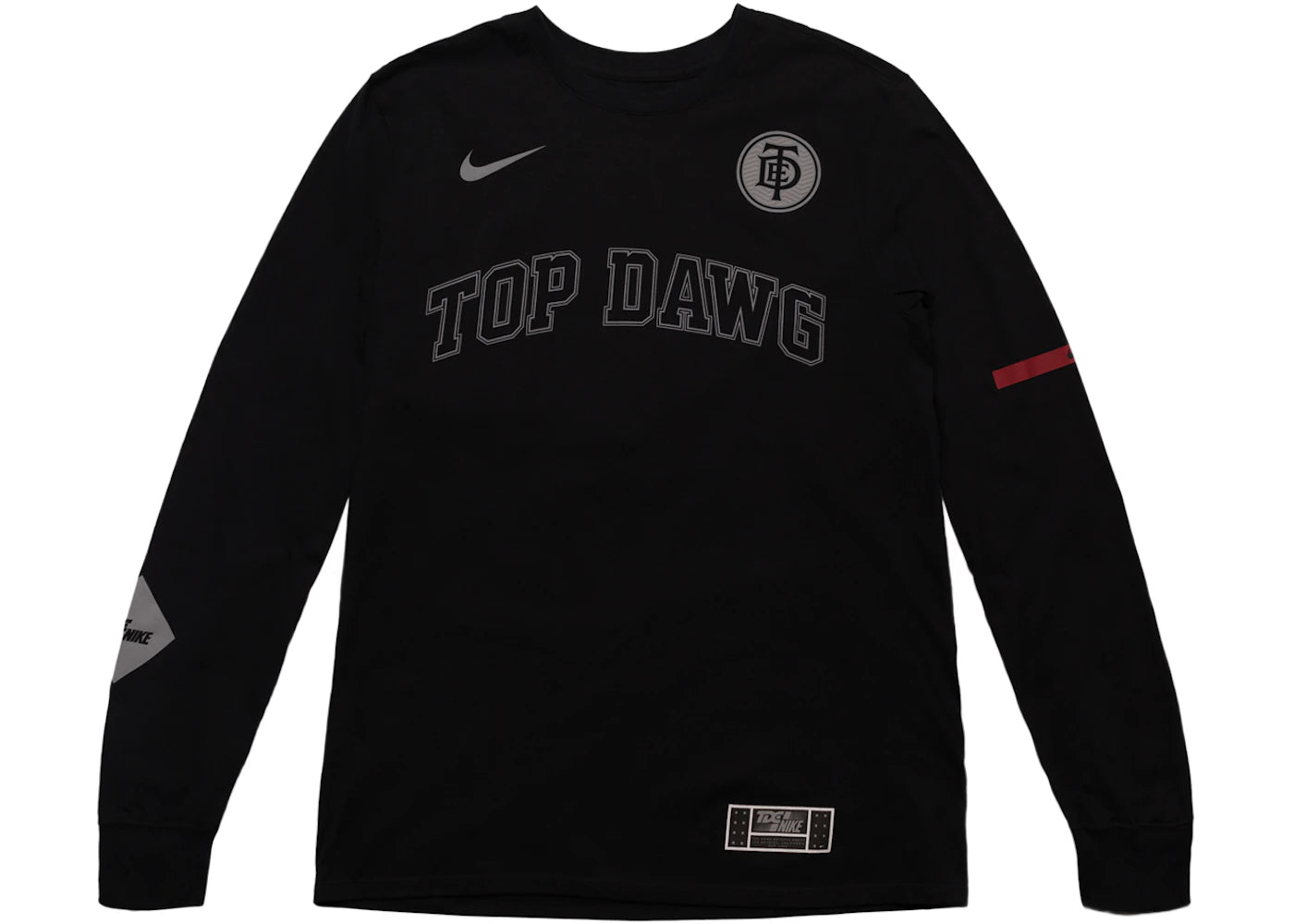 TDE x Nike Top Dawg Arc Long Sleeve TDE Black