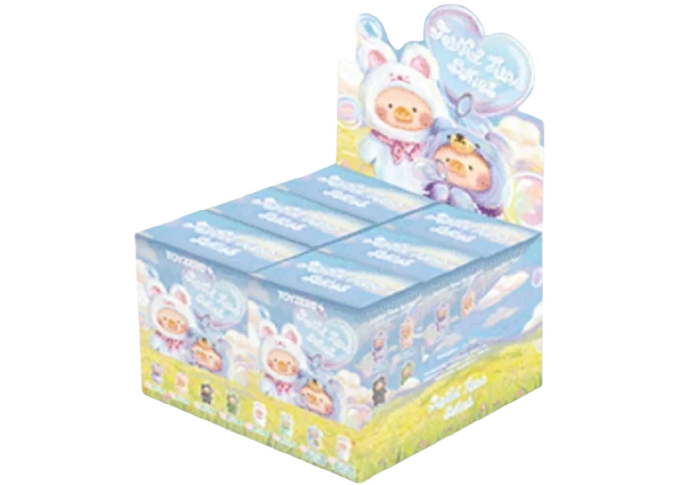 TOYZEROPLUS Lulu The Piggy Joyful Time Series Vinyl Face Plush Pendant Sealed Case (6 Blind Box)