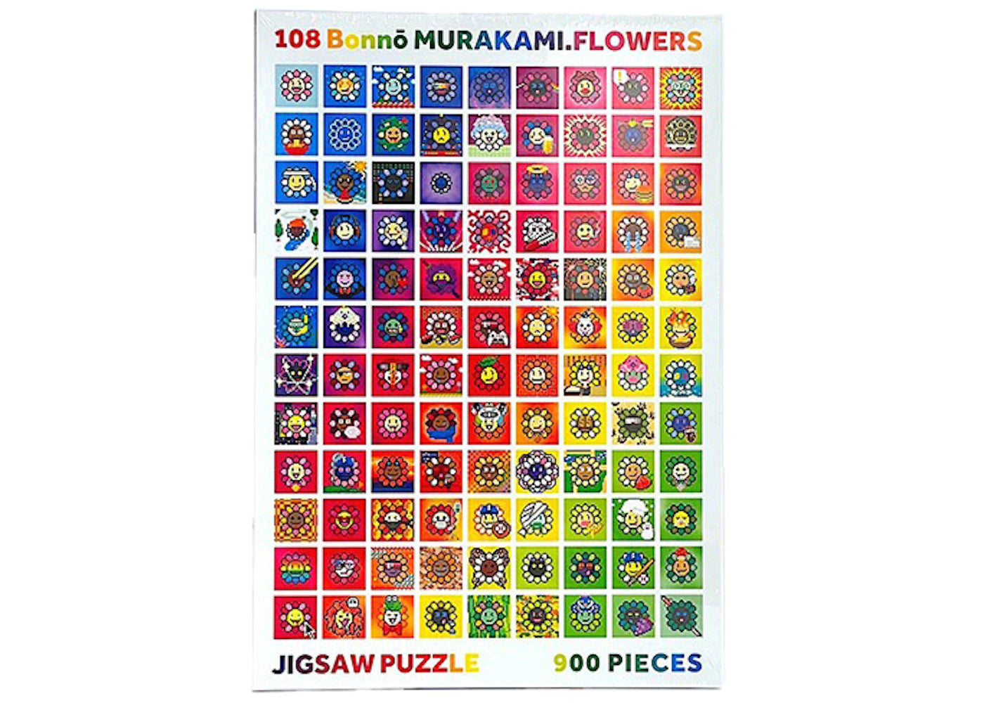 Takashi Murakami 108 Bonno Flowers Puzzle (900 Pieces)